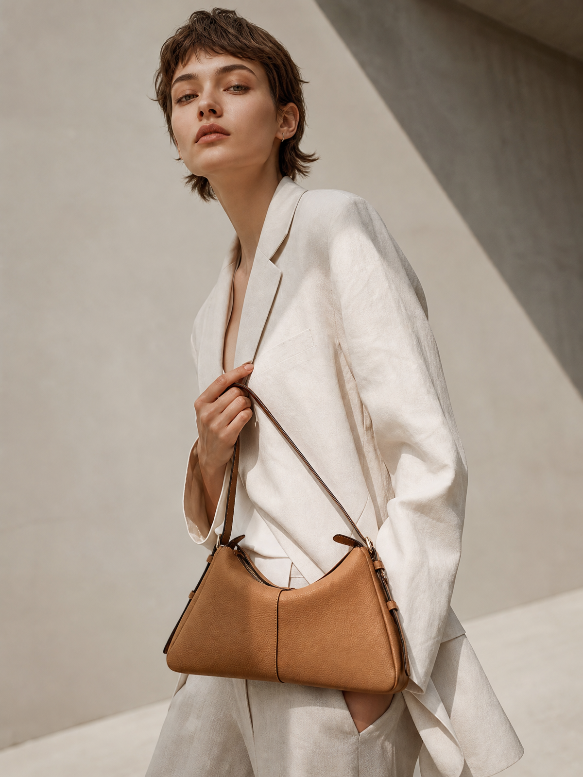 Madolyn Shoulder - Caramel