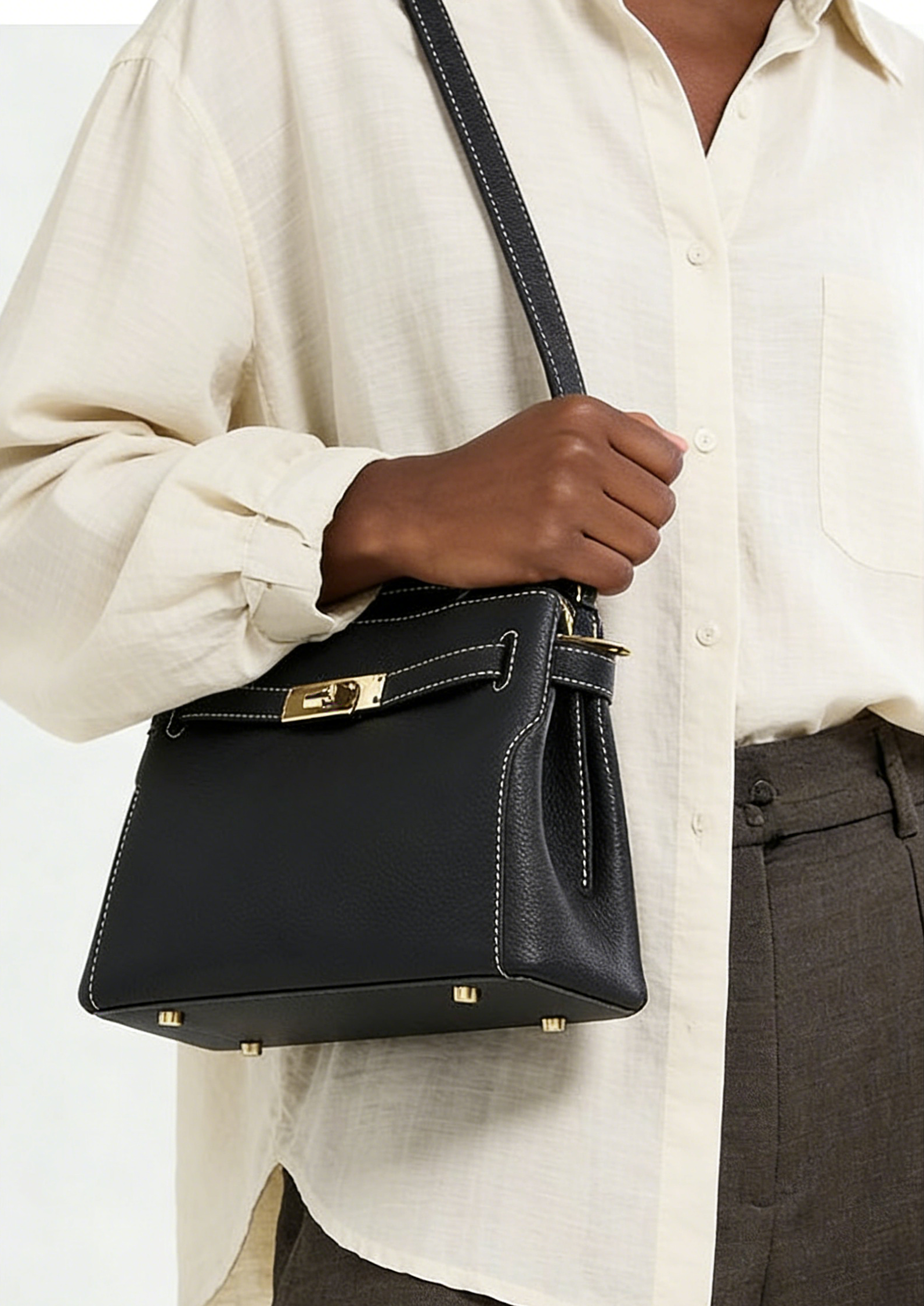 Paris Top Handle - Khaki