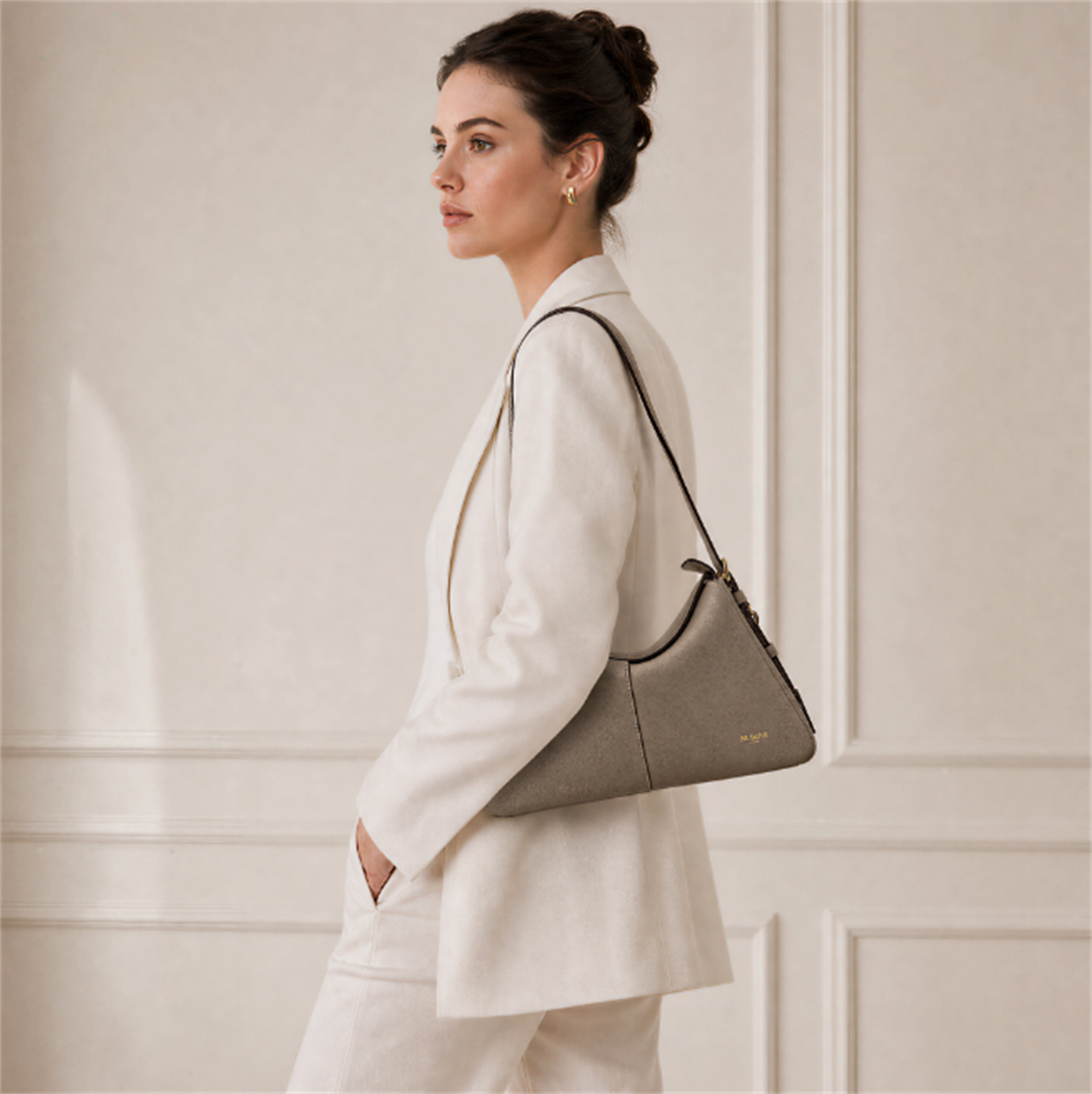 Madolyn Shoulder -Grey