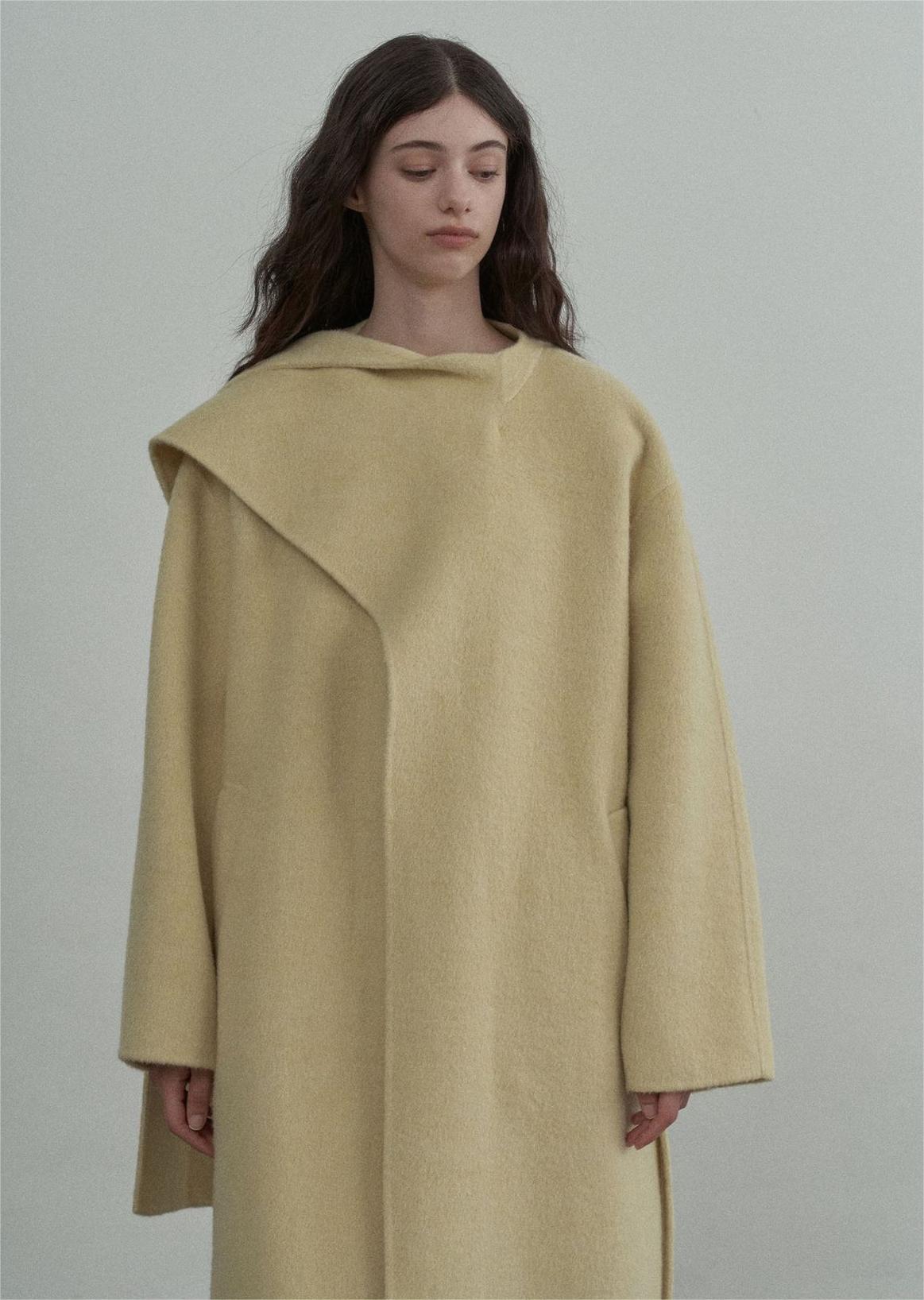 Handmade Lamb Wool Charlotte Overcoat