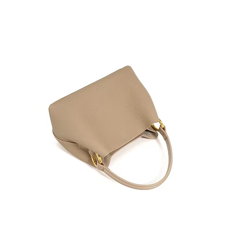 First Layer Cowhide Doreen Shoulder/Tote Bag