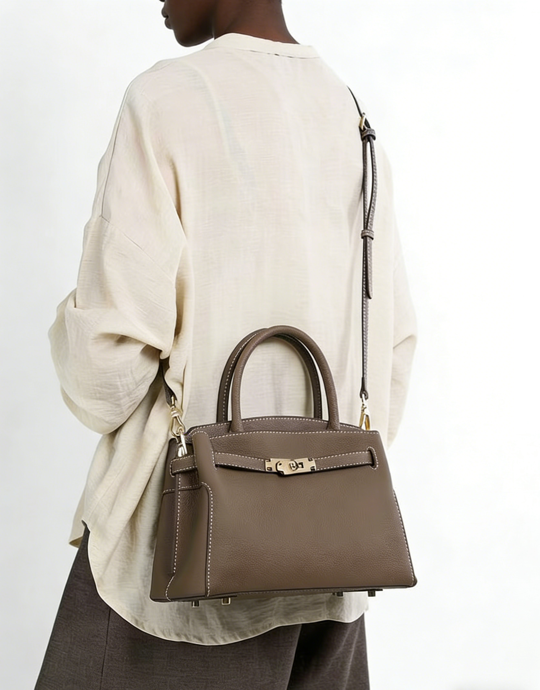 Paris Top Handle - Khaki