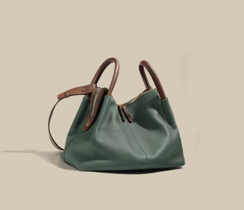 First Layer Cowhide Anaya Shoulder/Tote Bag