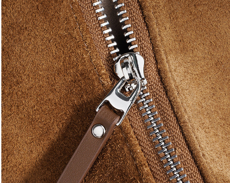 Suede Hobo/Tote - Purple