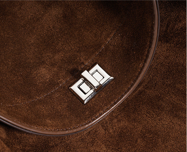 Suede Shoulder - Brown