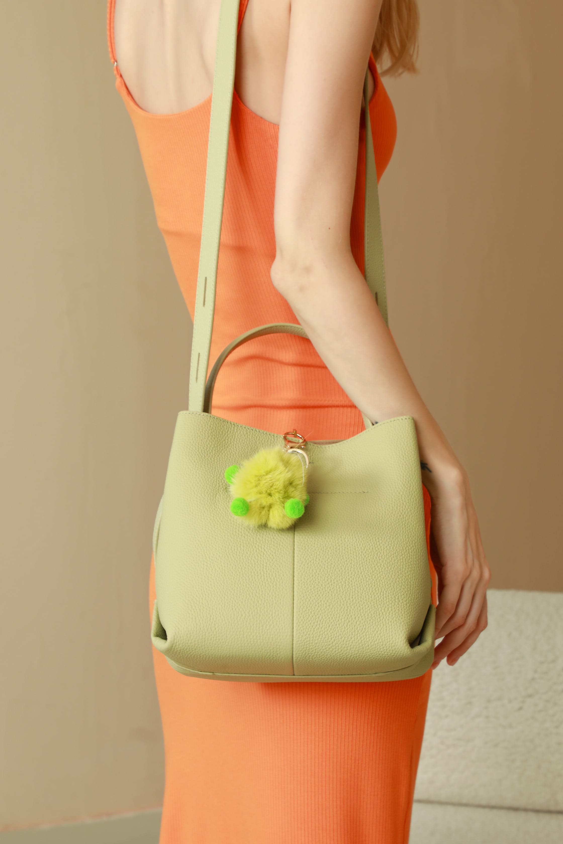 Amora Top Handle Bag - Green