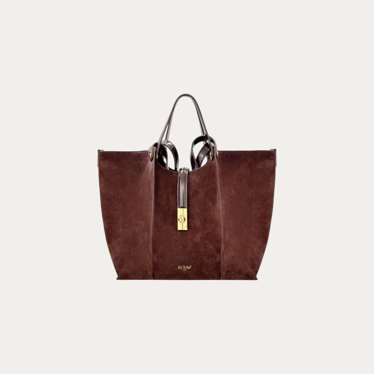 Wharf Tote - Coffee Suede