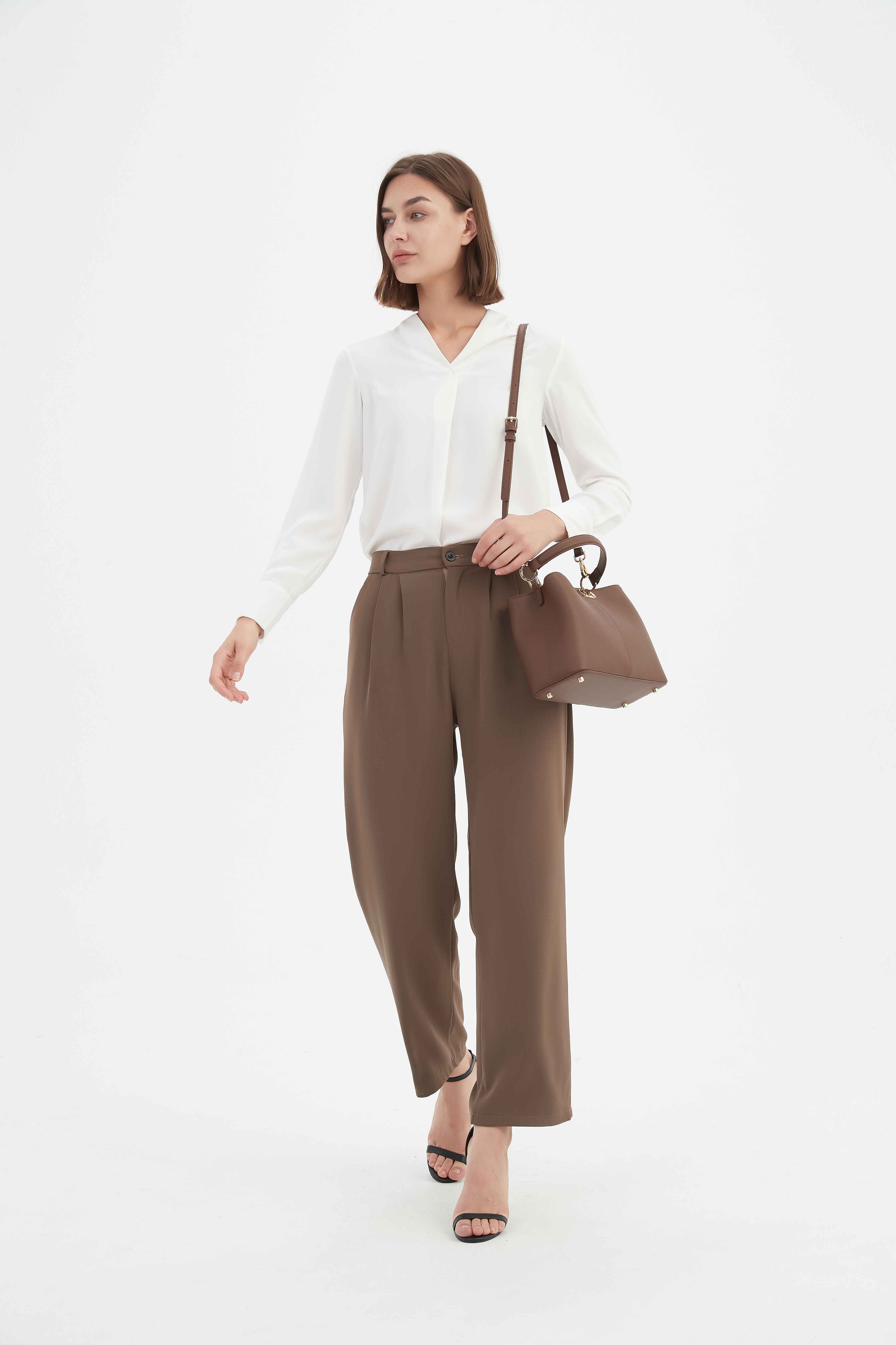 Eva Top Handle Bag - Coffee