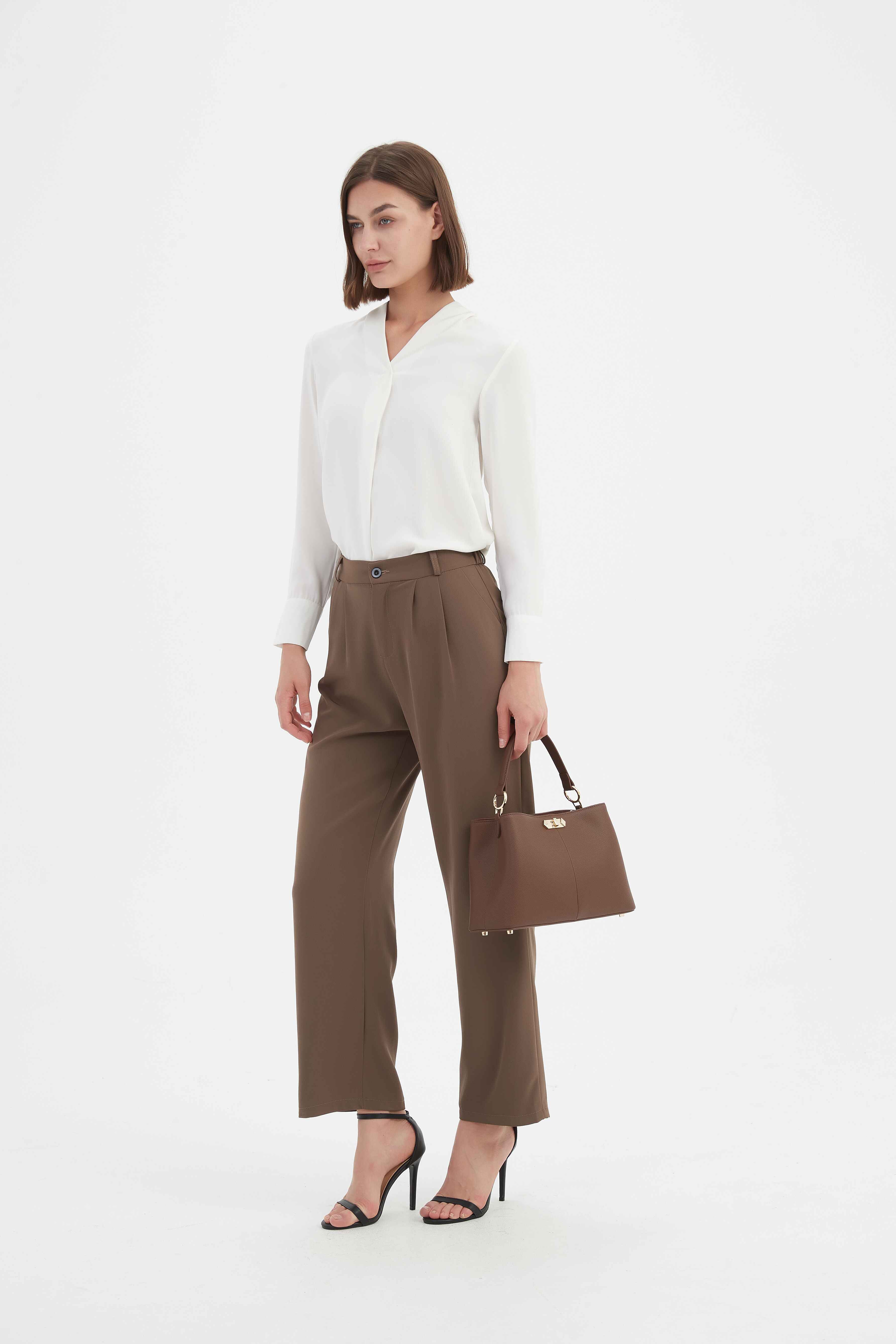 Eva Top Handle Bag - Coffee