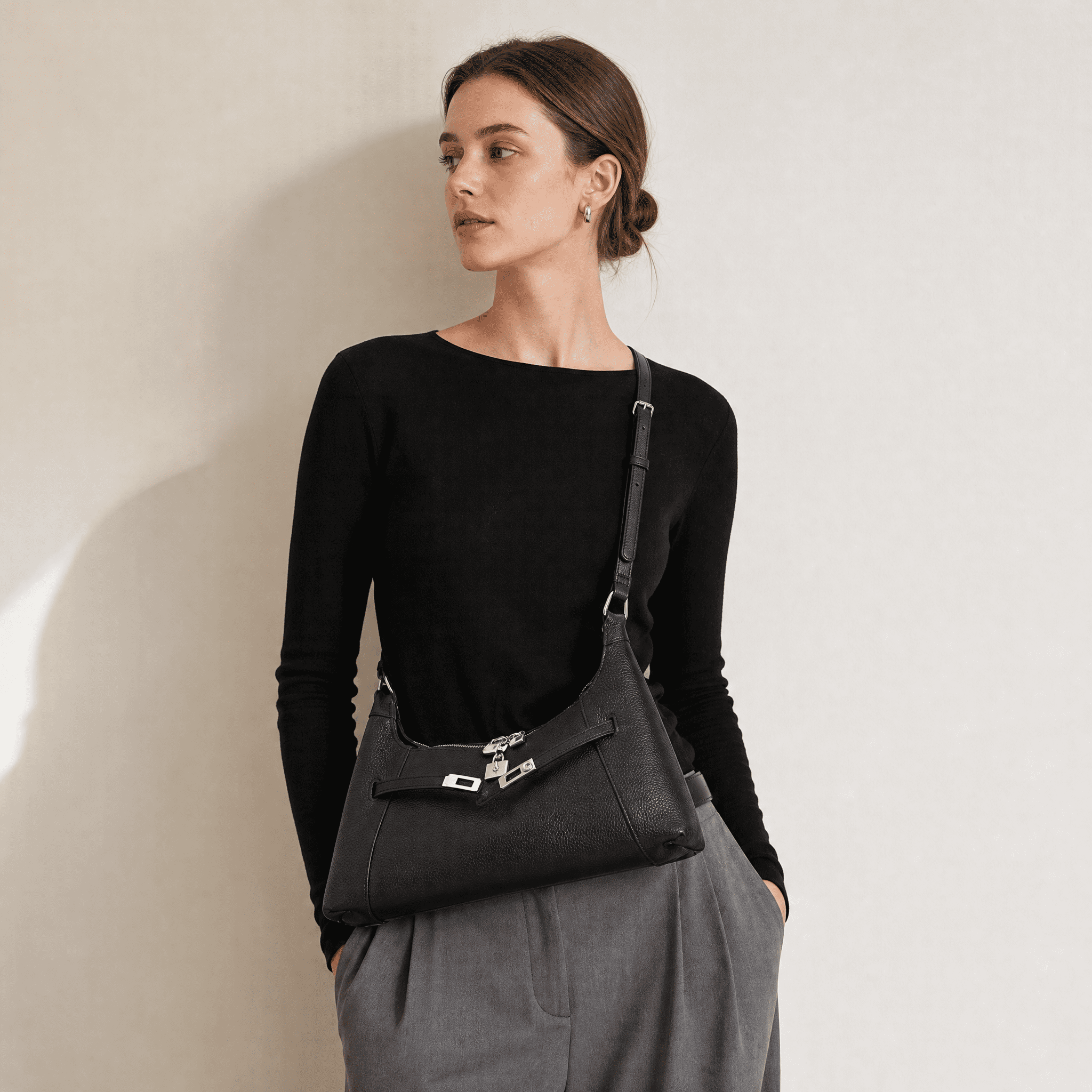 Grace Shoulder - Dark Grey