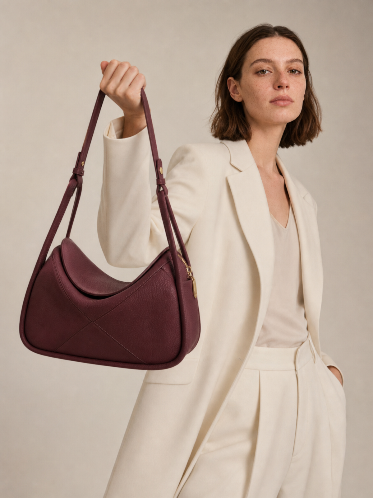 Carnaby Shoulder - Burgundy