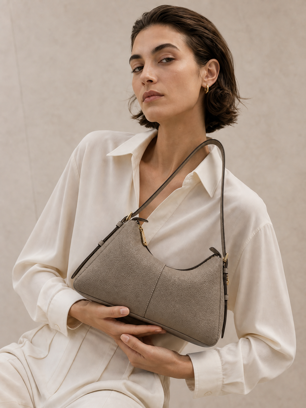 Madolyn Shoulder -Grey