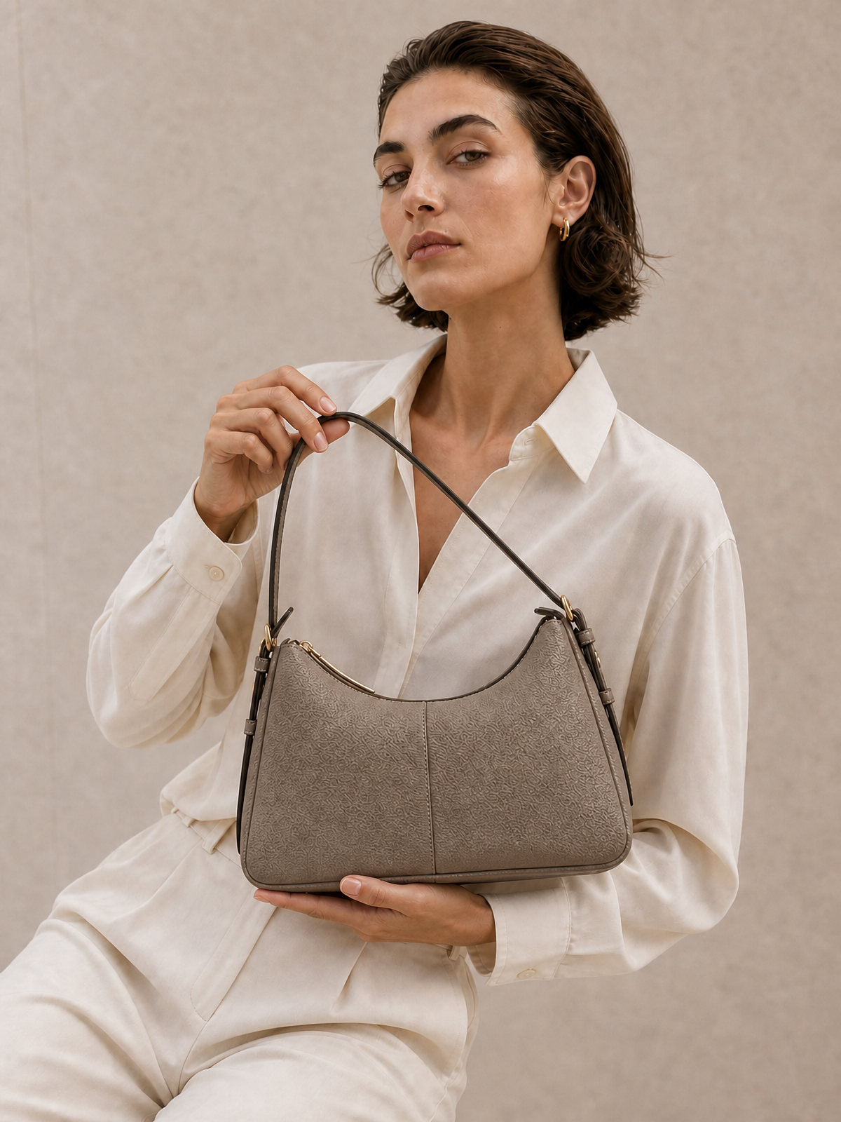 Madolyn Shoulder -Grey