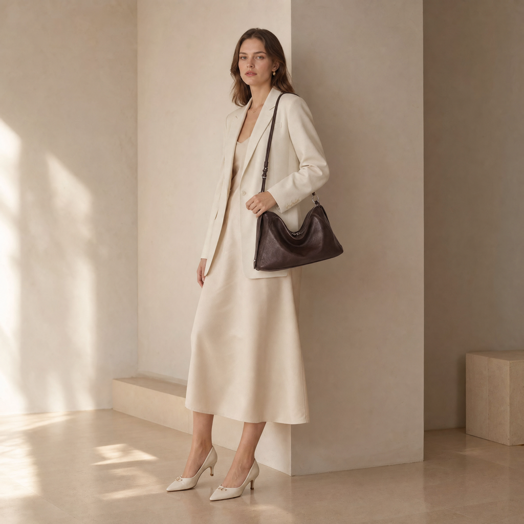 Seoul Shoulder Bag-Creamy White
