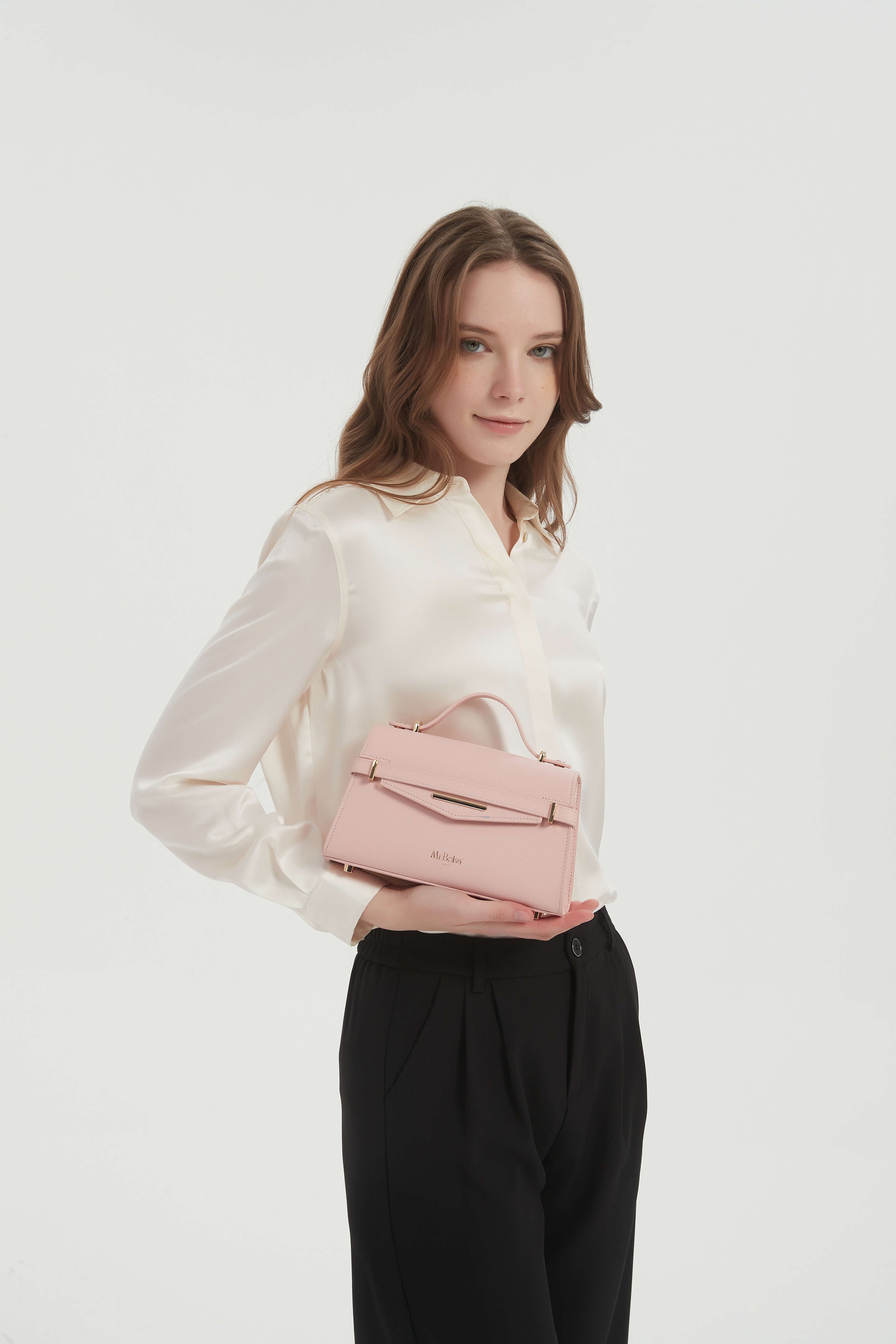 "Mi" Top Handle -Baby Pink Original