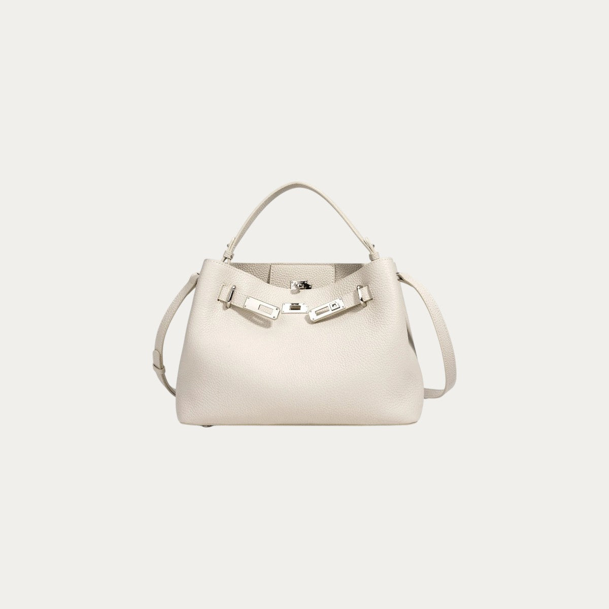 Grace Top Handle - White