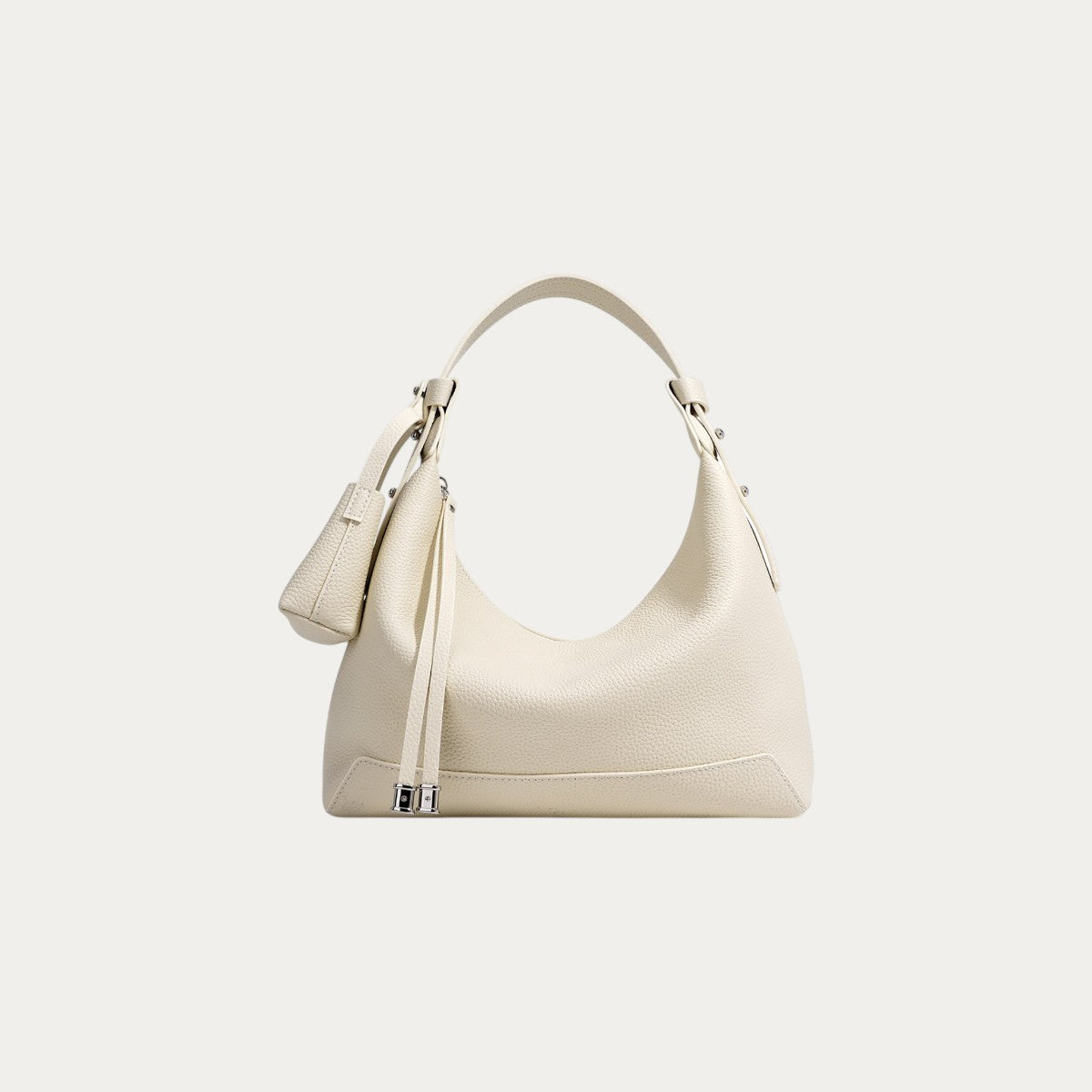 Halfmoon Tote/Shoulder - White