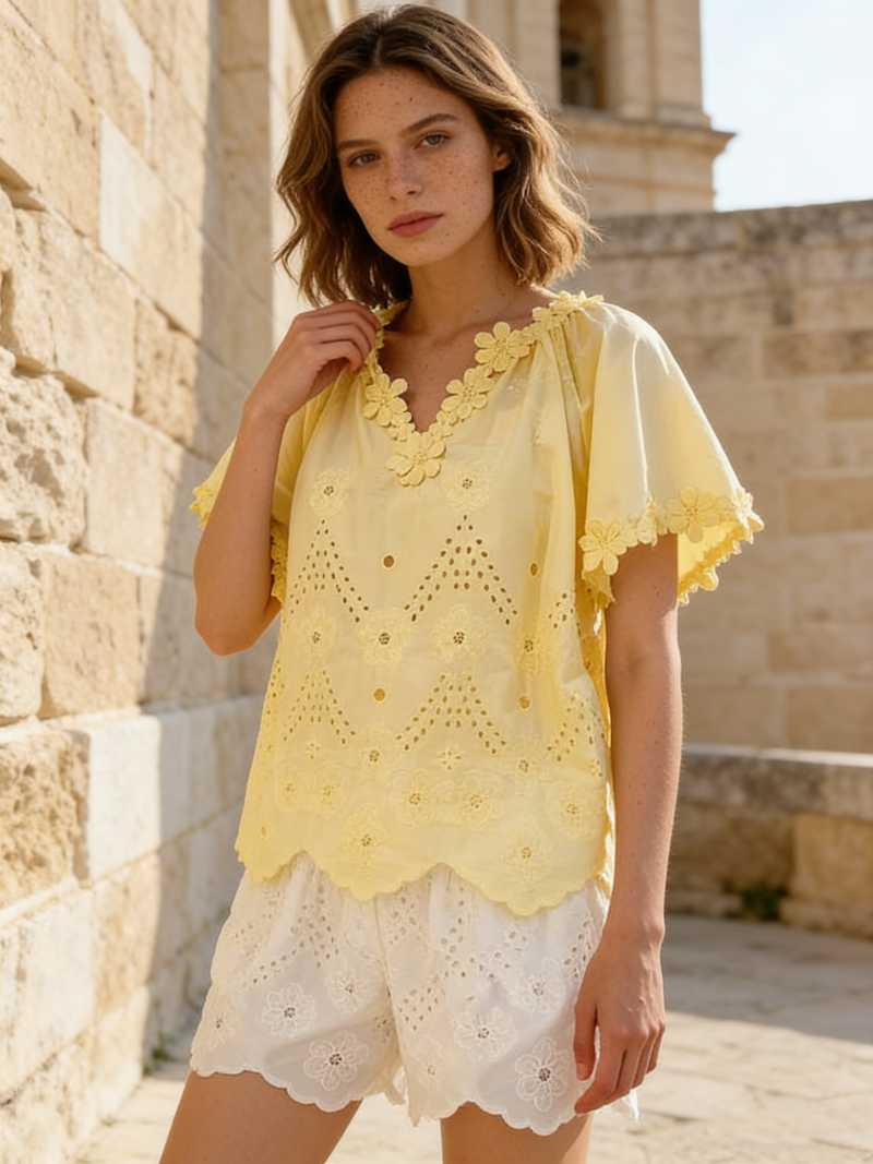 Flora Print Short Sleeve Shirt