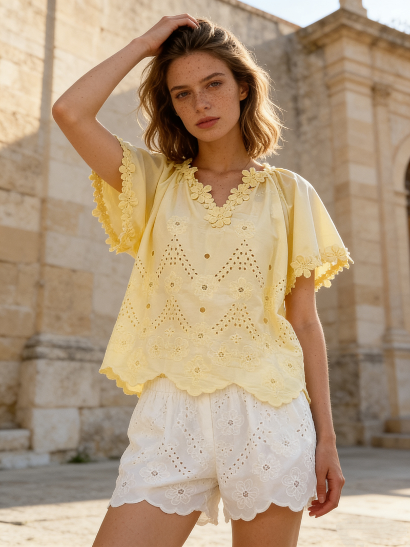 Flora Print Short Sleeve Shirt