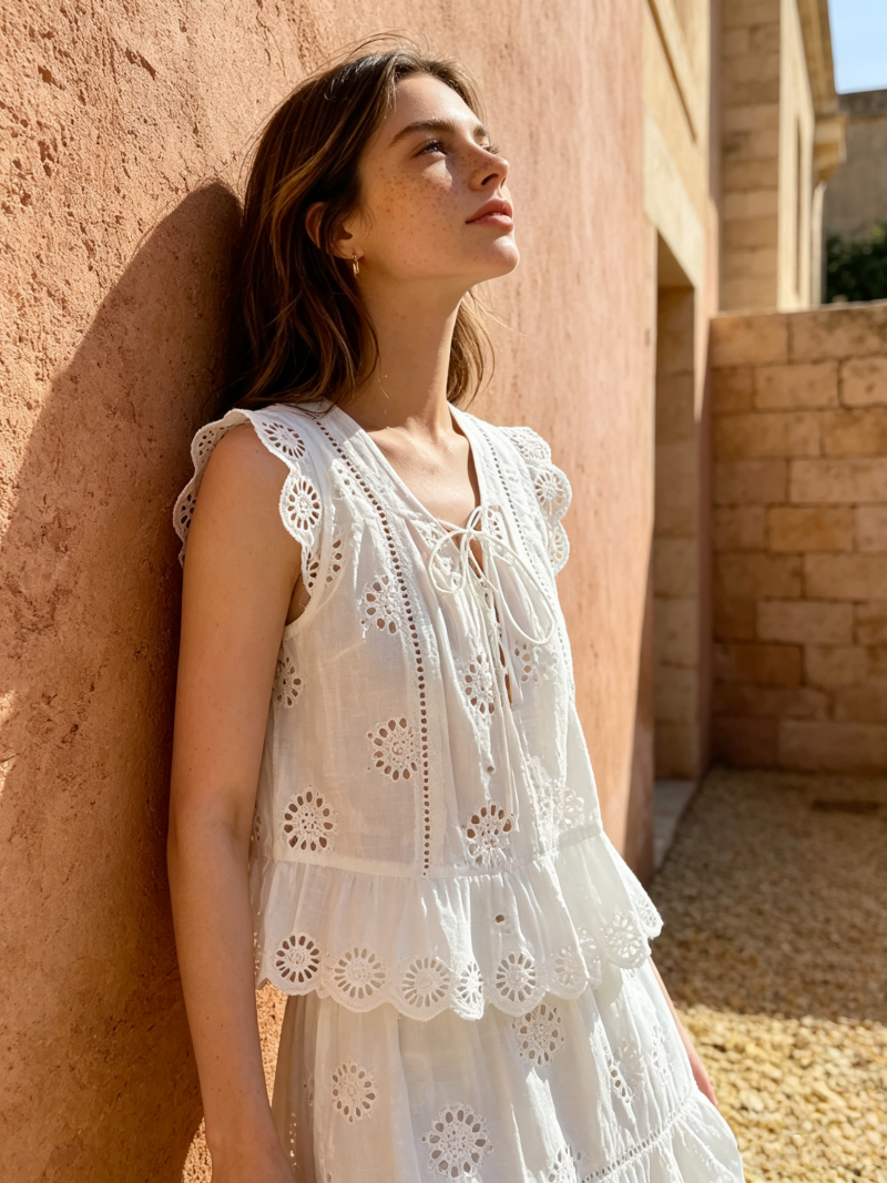 Flora Short Sleeve 2-Piece Dress Set