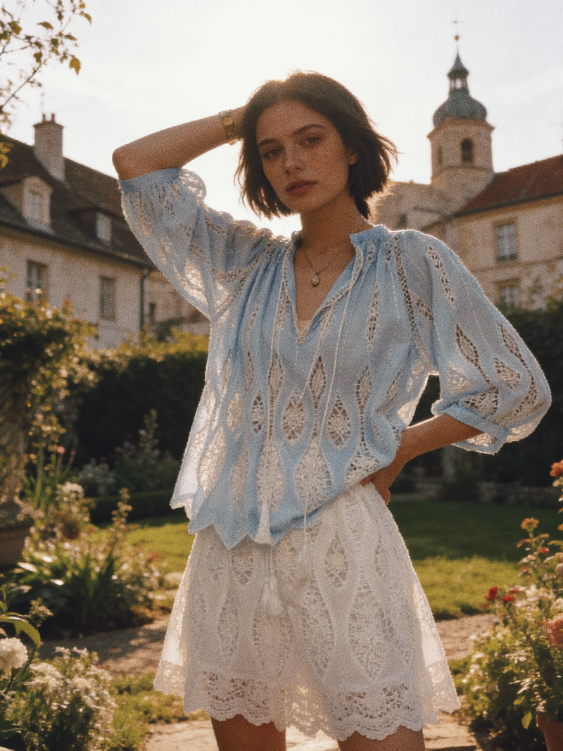 BOHO Embroidery Shirt