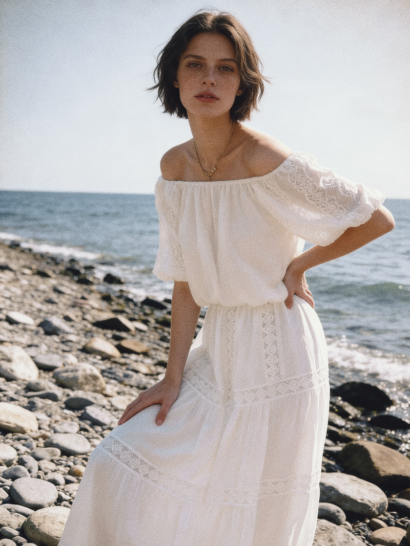 Off Shoulder 2-Piece Dress
