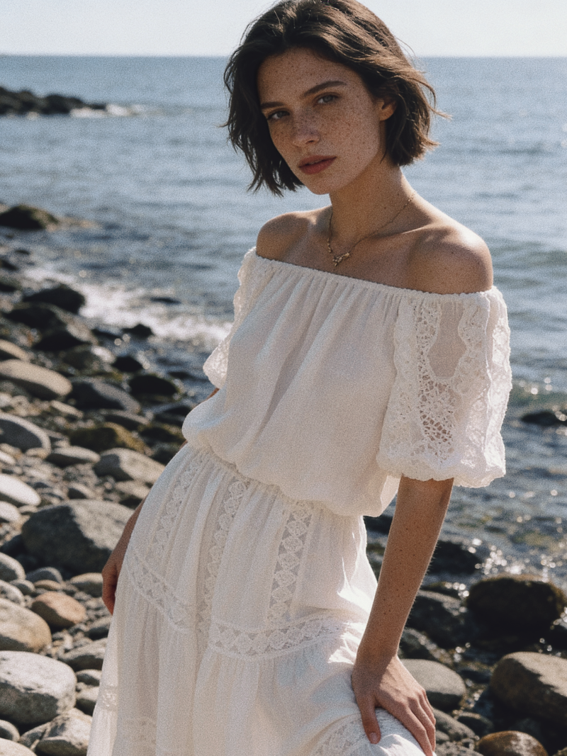 Off Shoulder 2-Piece Dress