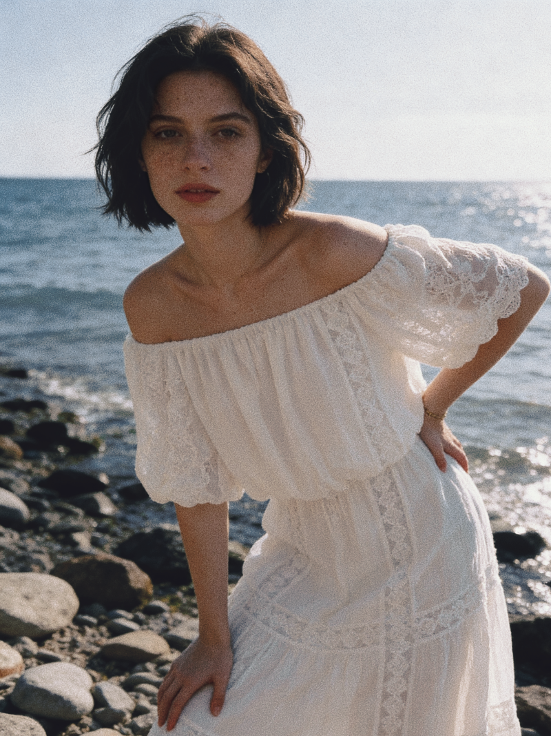 Off Shoulder 2-Piece Dress