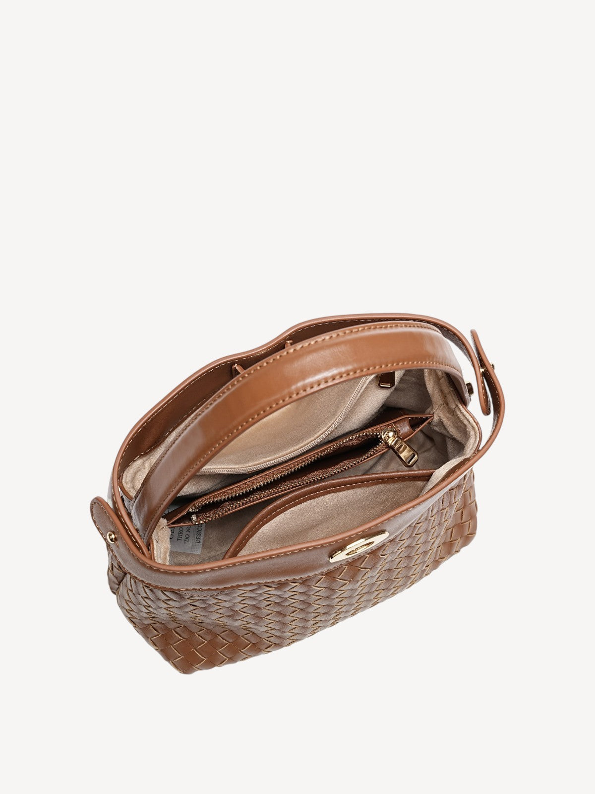 Florence Top Handle Woven - Caramel
