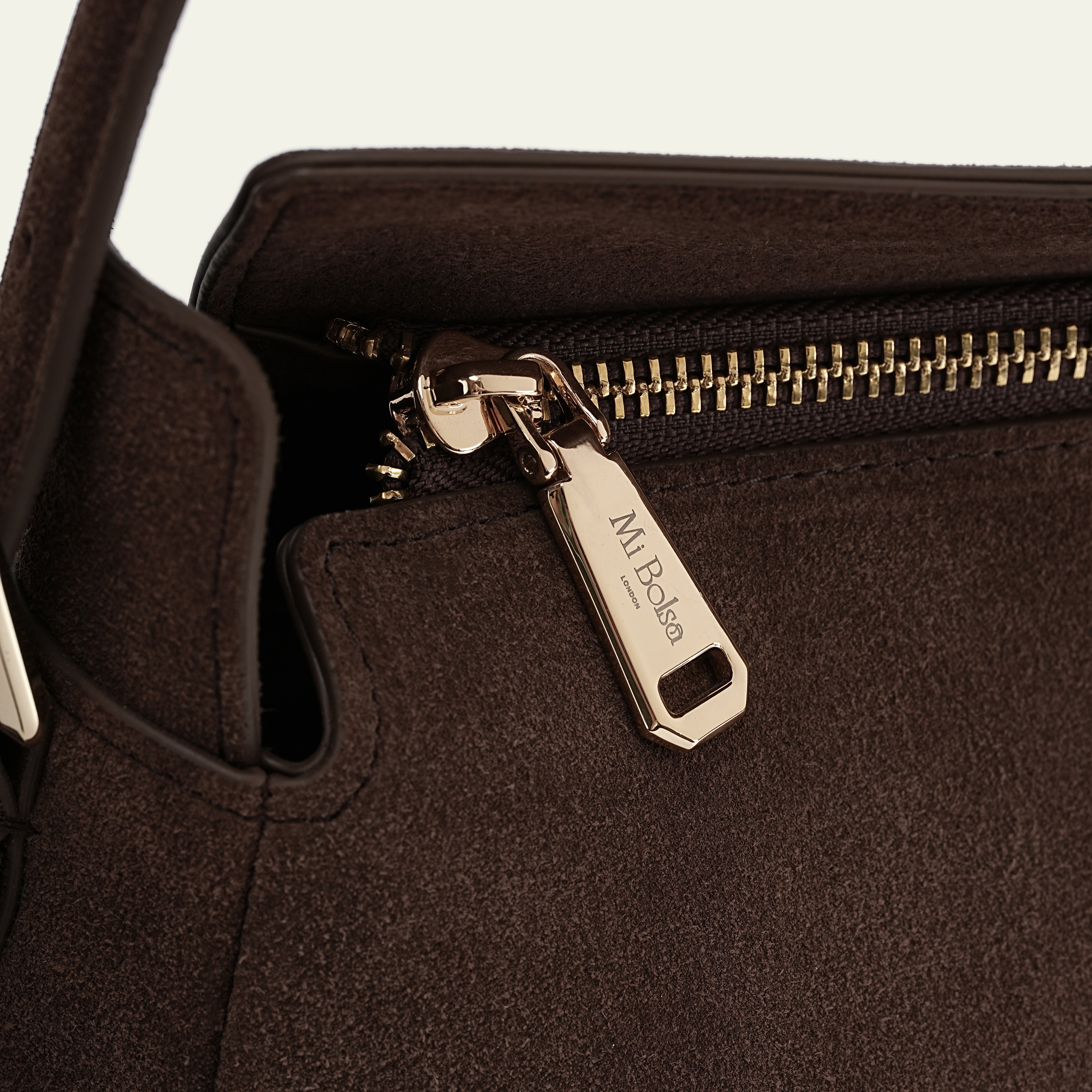 Madolyn Shoulder - Suede Mocha