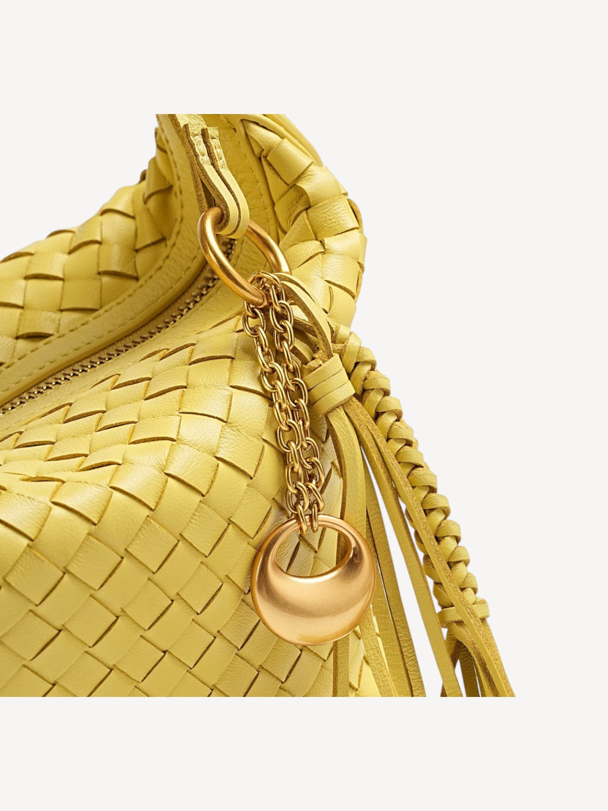 Camilla Half Moon Woven - Yellow