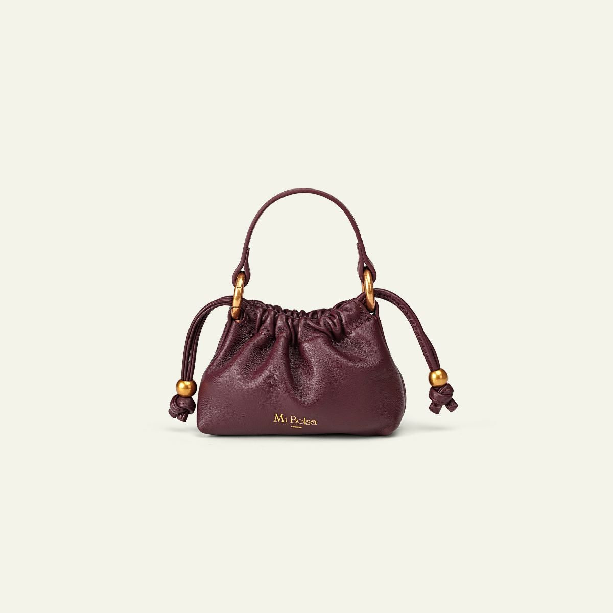 Mini Cloud Bag - Burgundy
