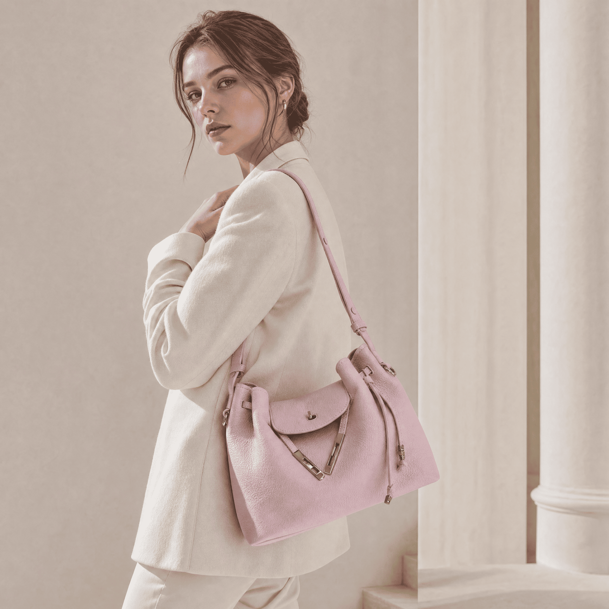 Grace Shoulder-Pink