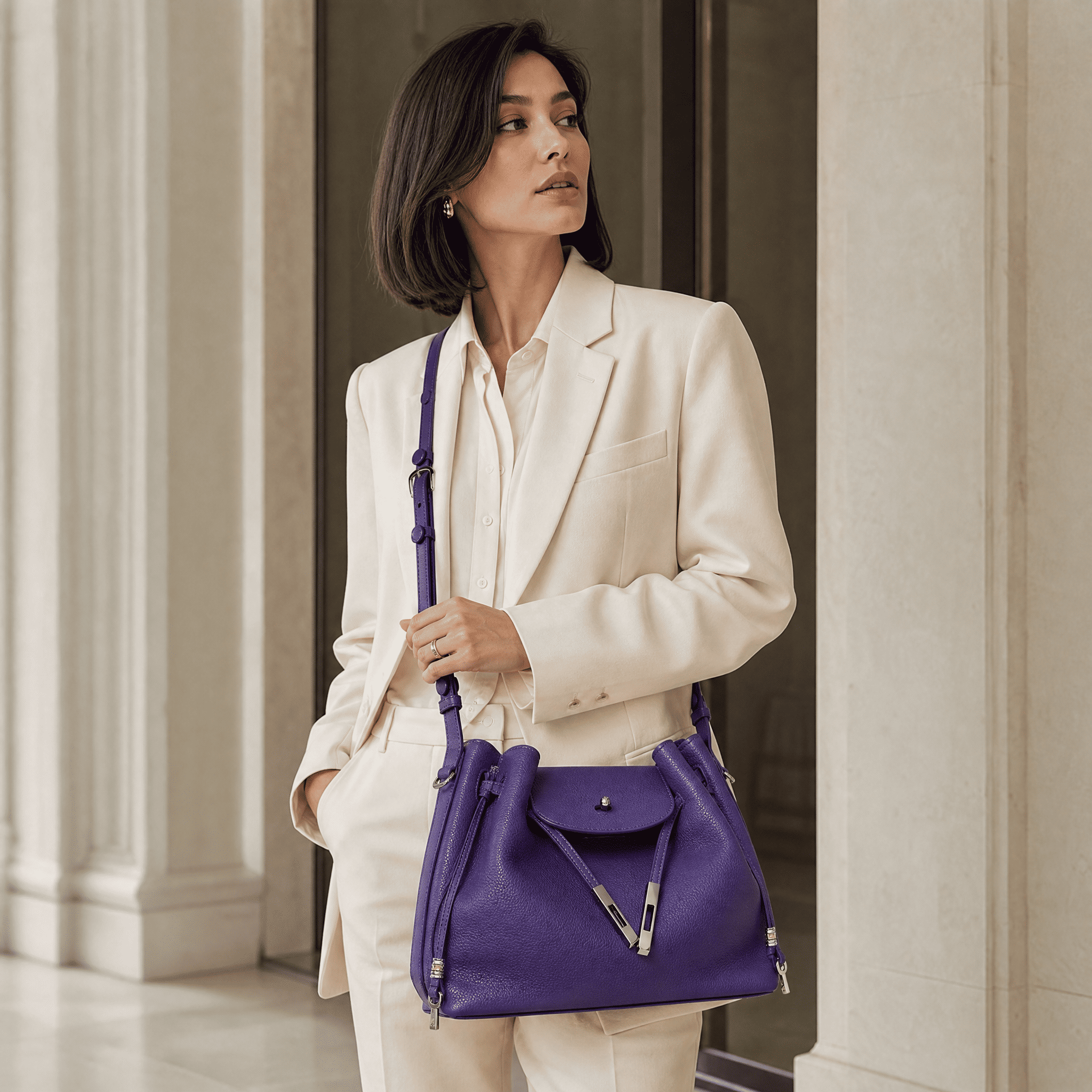 Grace Shoulder-Purple