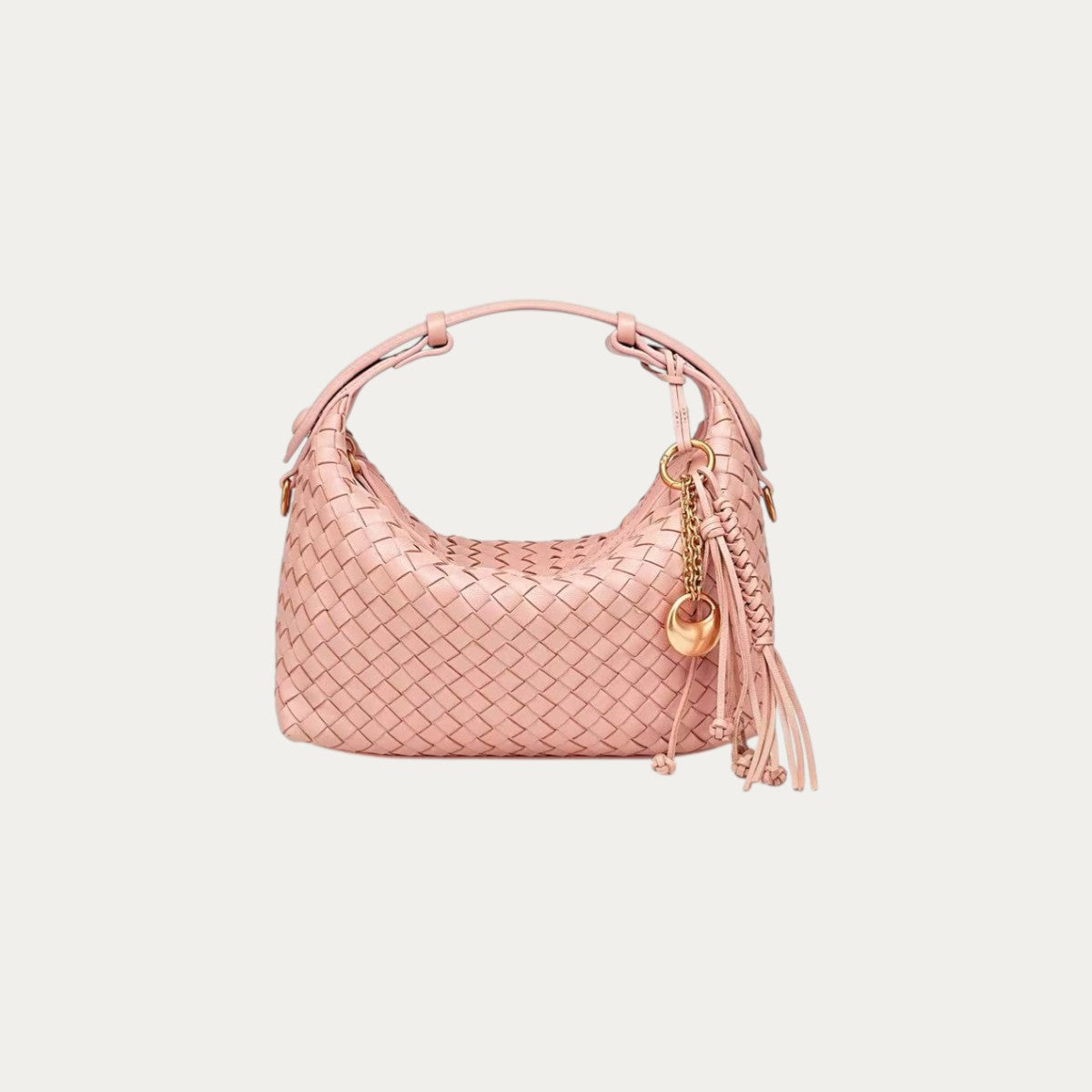 Camilla Half Moon Woven - Sakura Pink