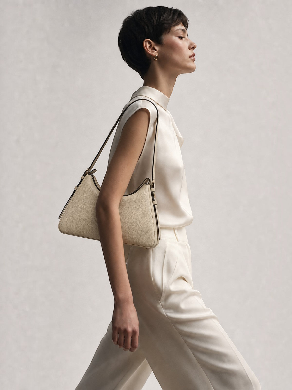 Madolyn Shoulder - Creamy White
