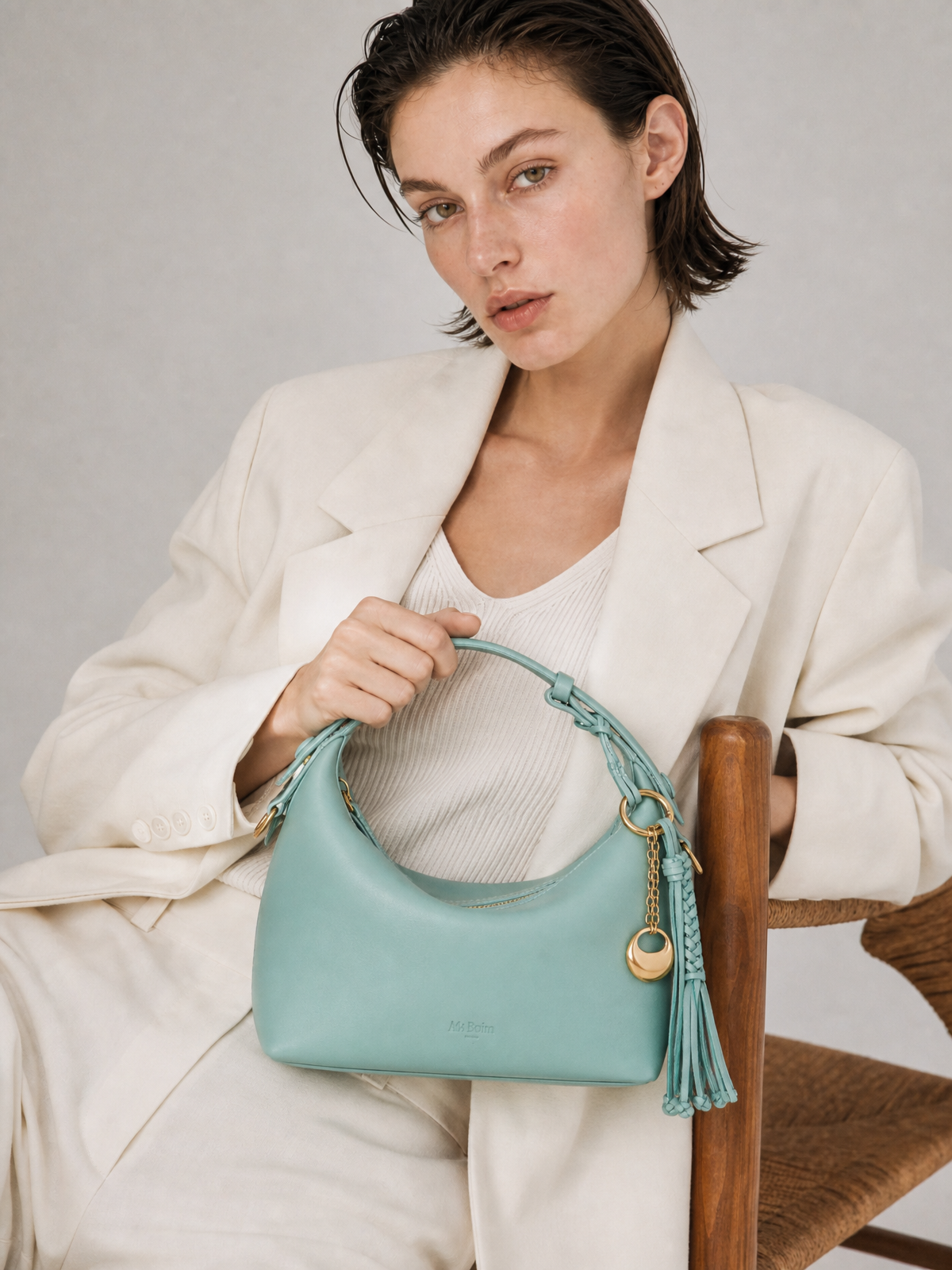 Camilla Half Moon - Sky Blue