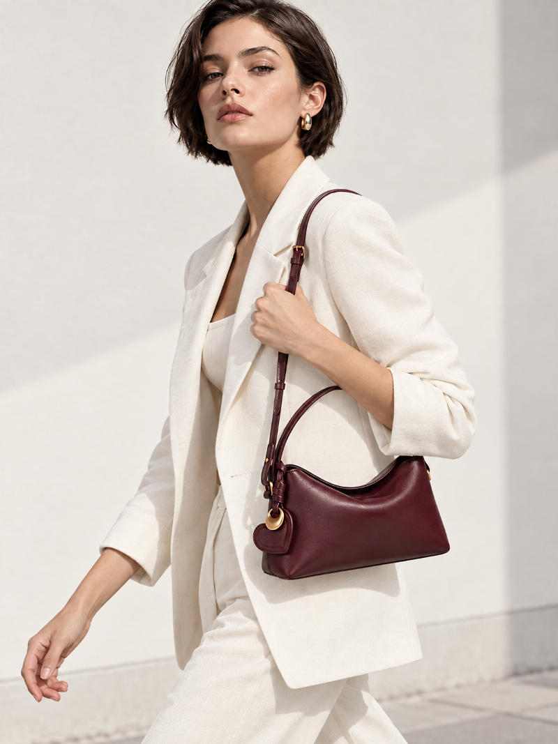 Camilla Top Handle - Burgundy