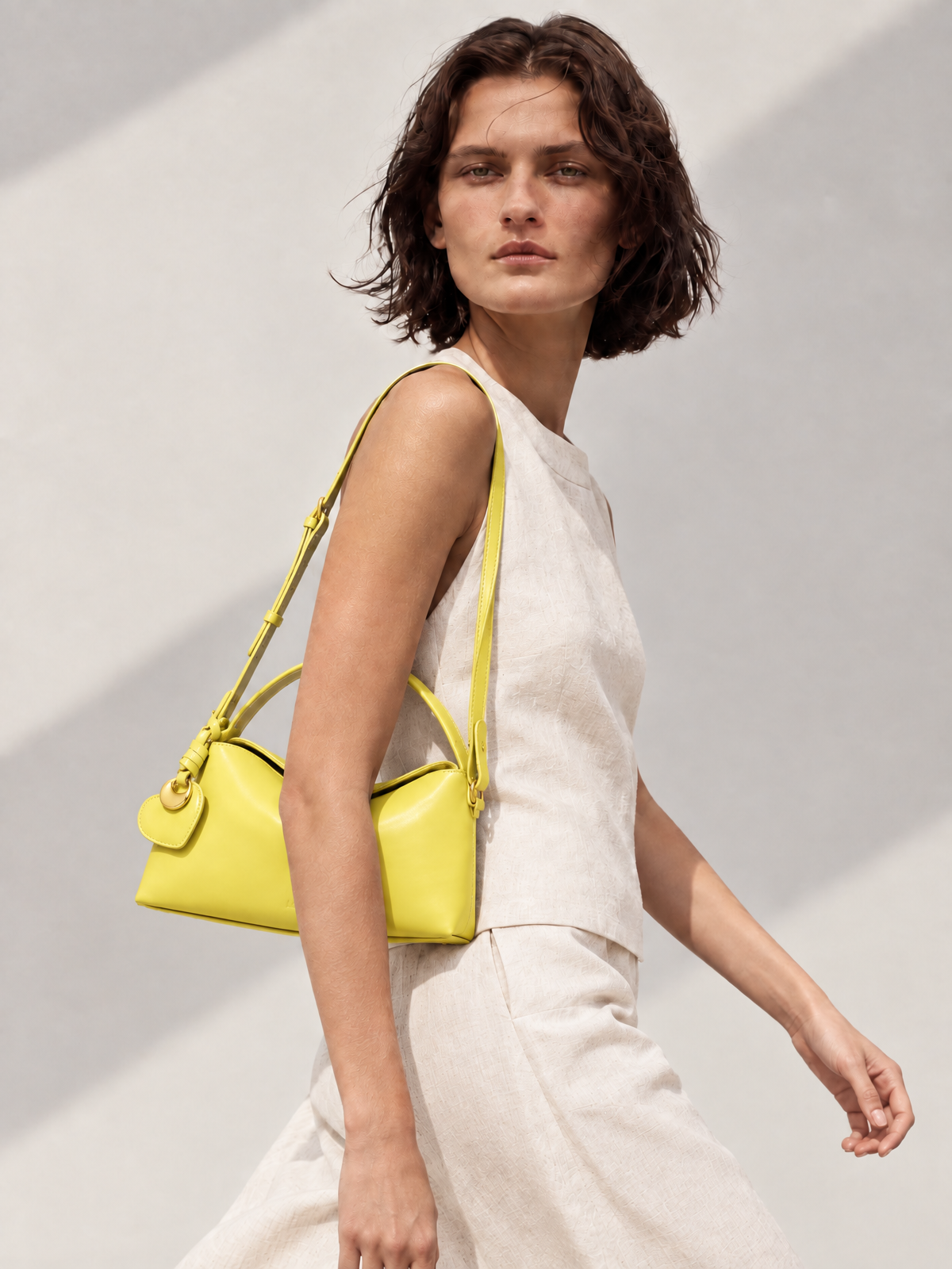 Camilla Top Handle - Yellow