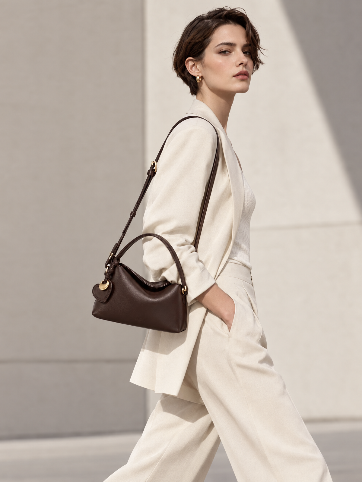 Camilla Top Handle - Mocha