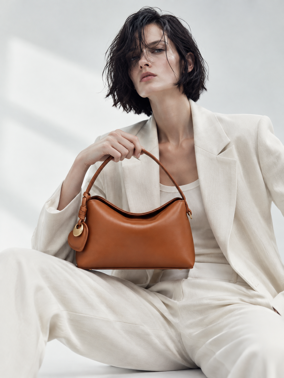 Camilla Top Handle - Brown