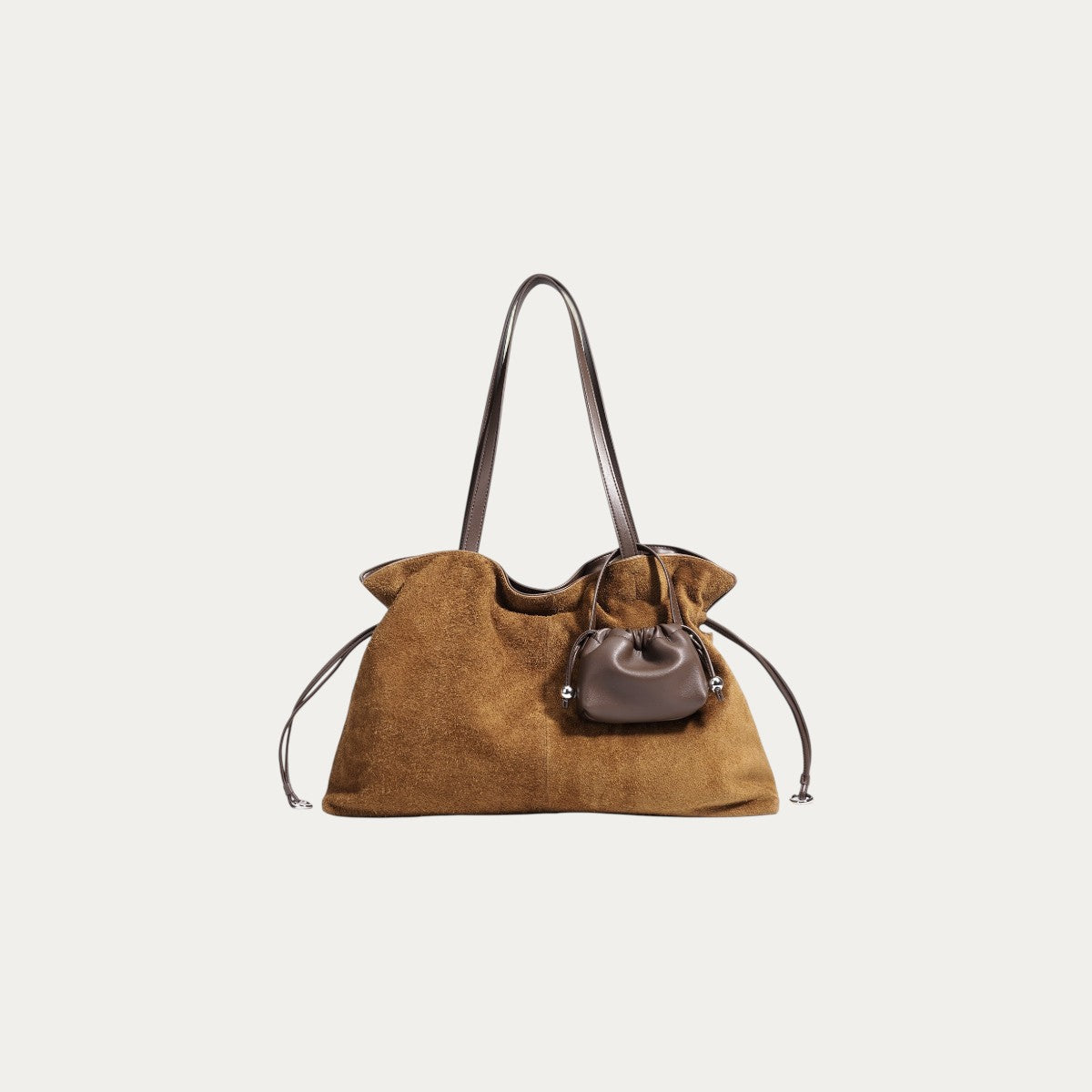Suede Cloud Shoulder - Brown
