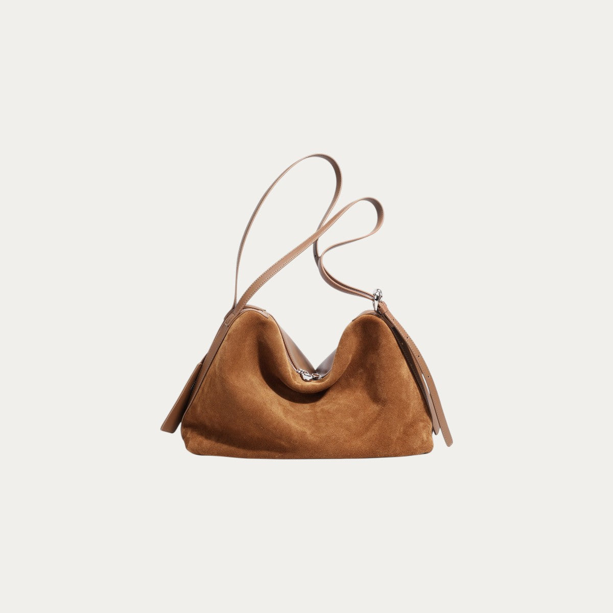 Suede Pillow Shoulder - Brown