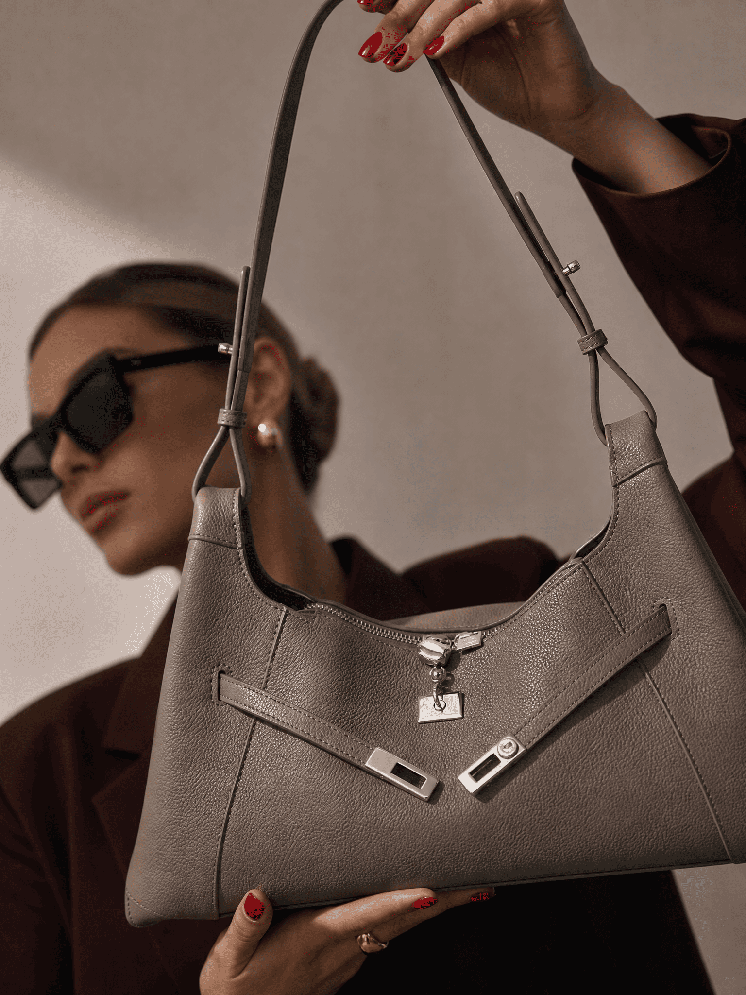 Grace Shoulder - Dark Grey