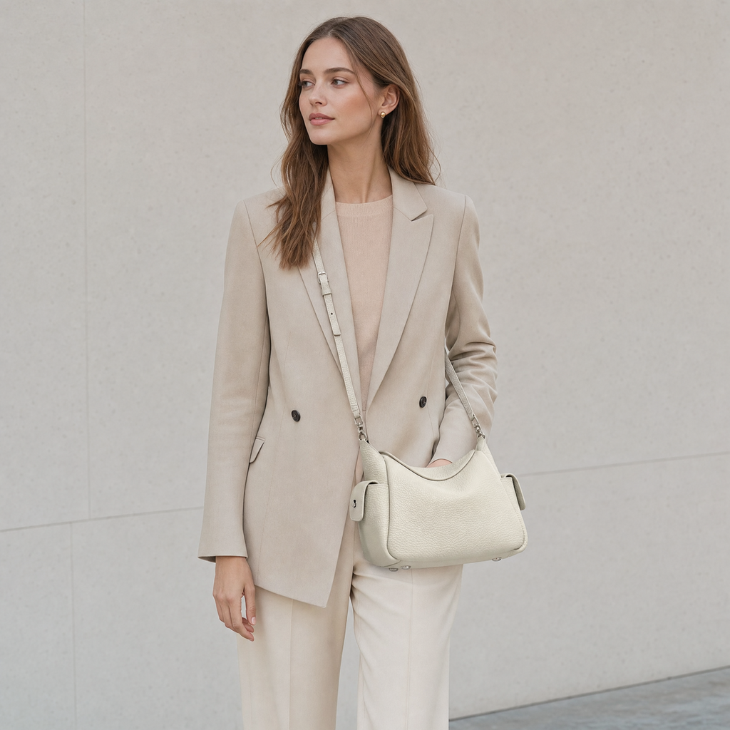 Seoul Shoulder Bag - Creamy White