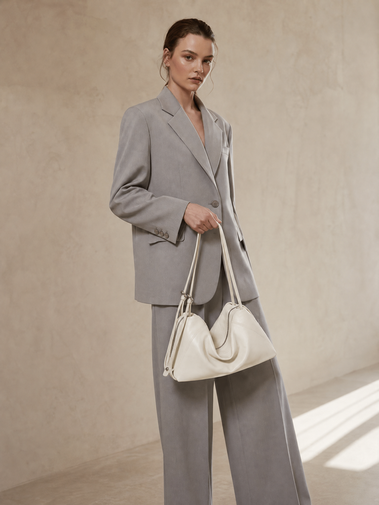 Seoul Shoulder Bag-Creamy White