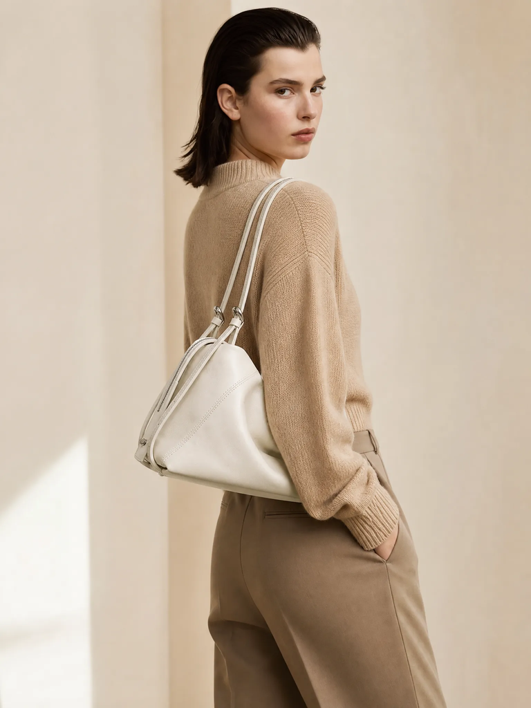 Seoul Shoulder Bag-Creamy White
