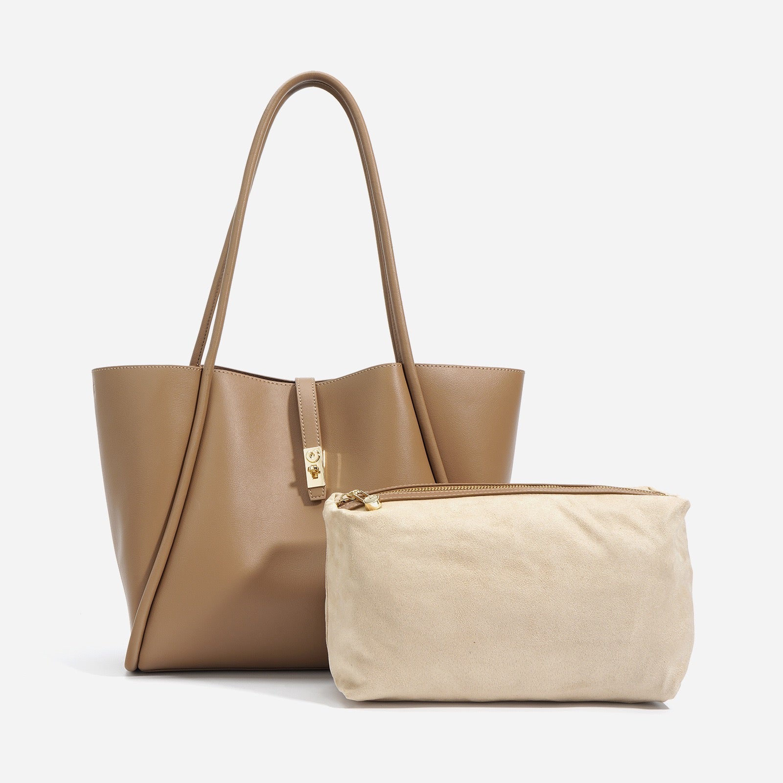 First Layer Cowhide Vedetta Shopper Shoulder/Tote Bag