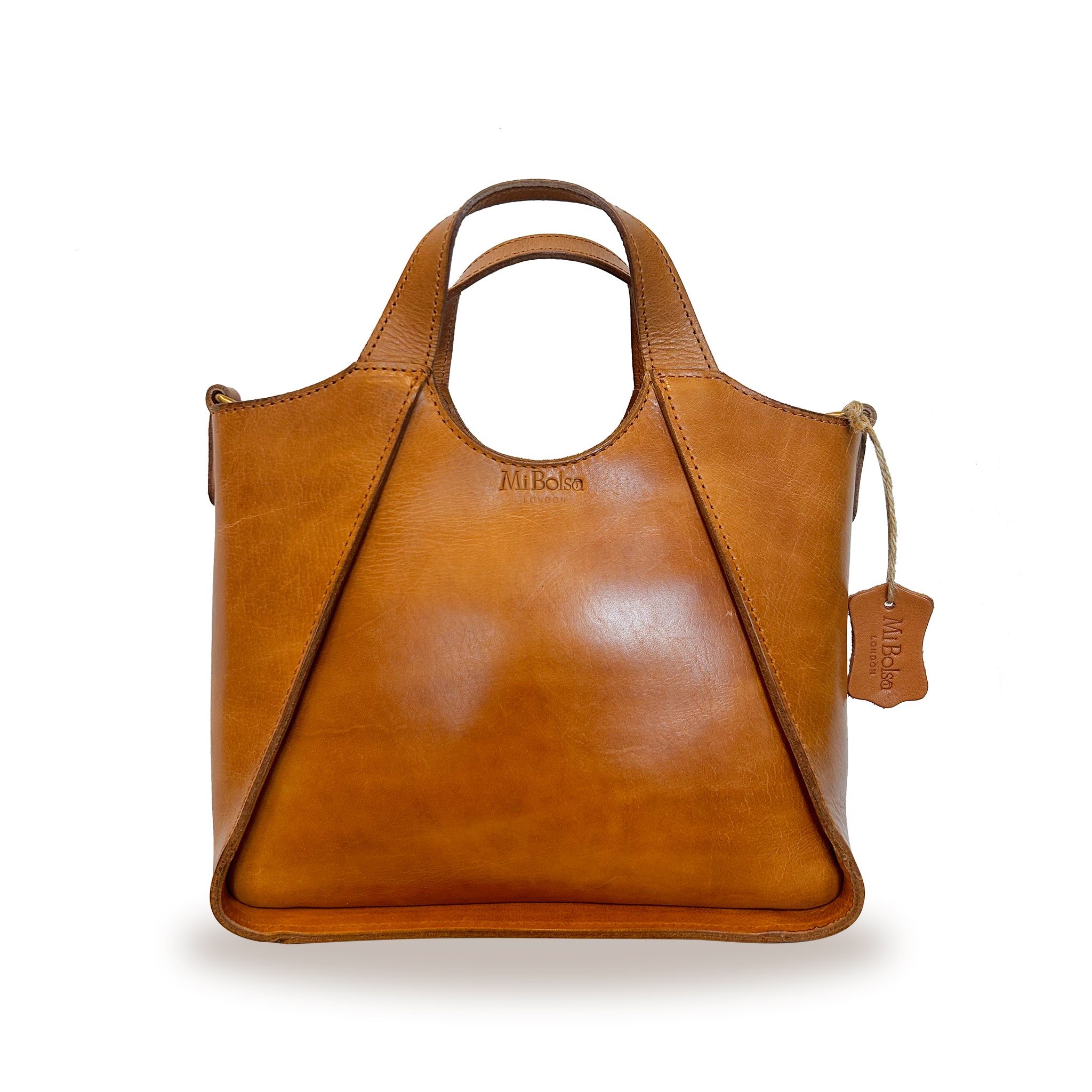 Genuine Vegetable Tanned Leather Skye Tote/Shoulder/Crossbody Bag