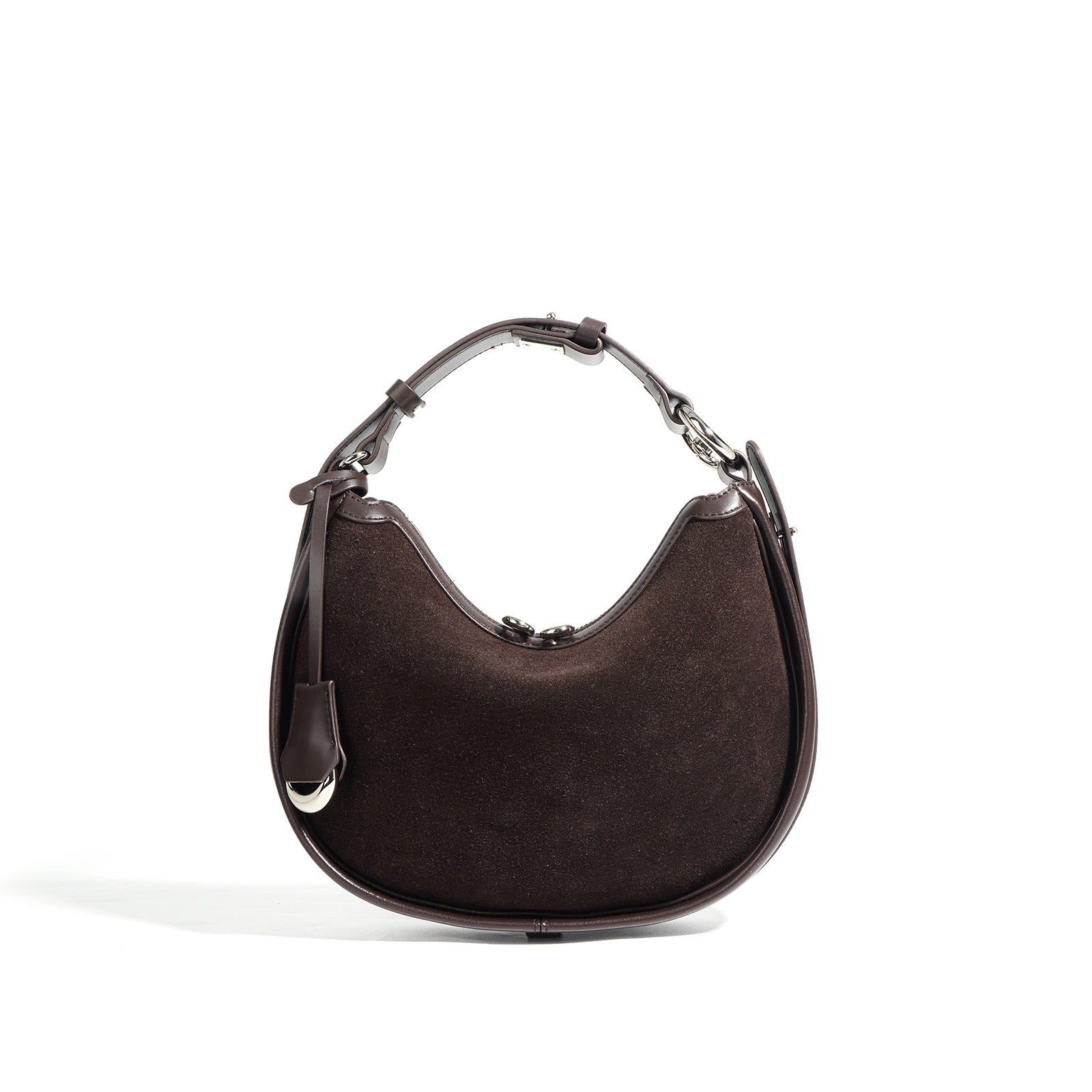 Honora Suede Bag - Brown